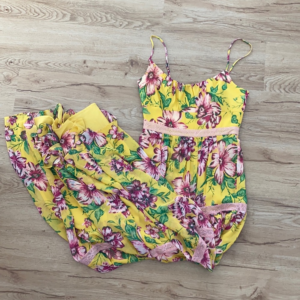 BCBG floral maxidress